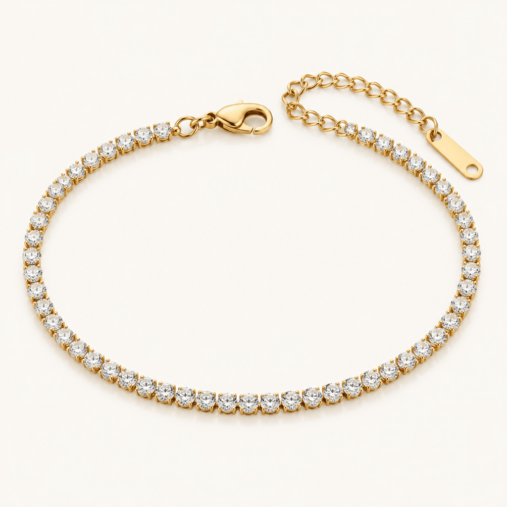 Ravello Diamond-Simulant Tennis Bracelet - Luzy Jewels