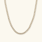 Ravello Diamond-Simulant Tennis Necklace - Luzy Jewels