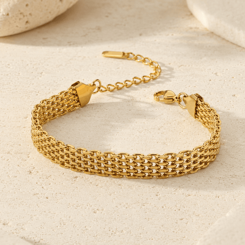 Sabina Five-Row Chain Bracelet - Luzy Jewels