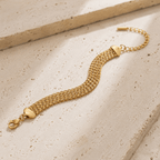 Sabina Five-Row Chain Bracelet - Luzy Jewels