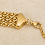 Sabina Five-Row Chain Bracelet - Luzy Jewels