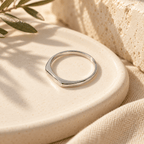 Sarena Geometric Band Ring - Luzy Jewels