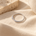 Sarena Geometric Band Ring - Luzy Jewels