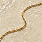 Selene Twisted Rope Chain Necklace - Luzy Jewels