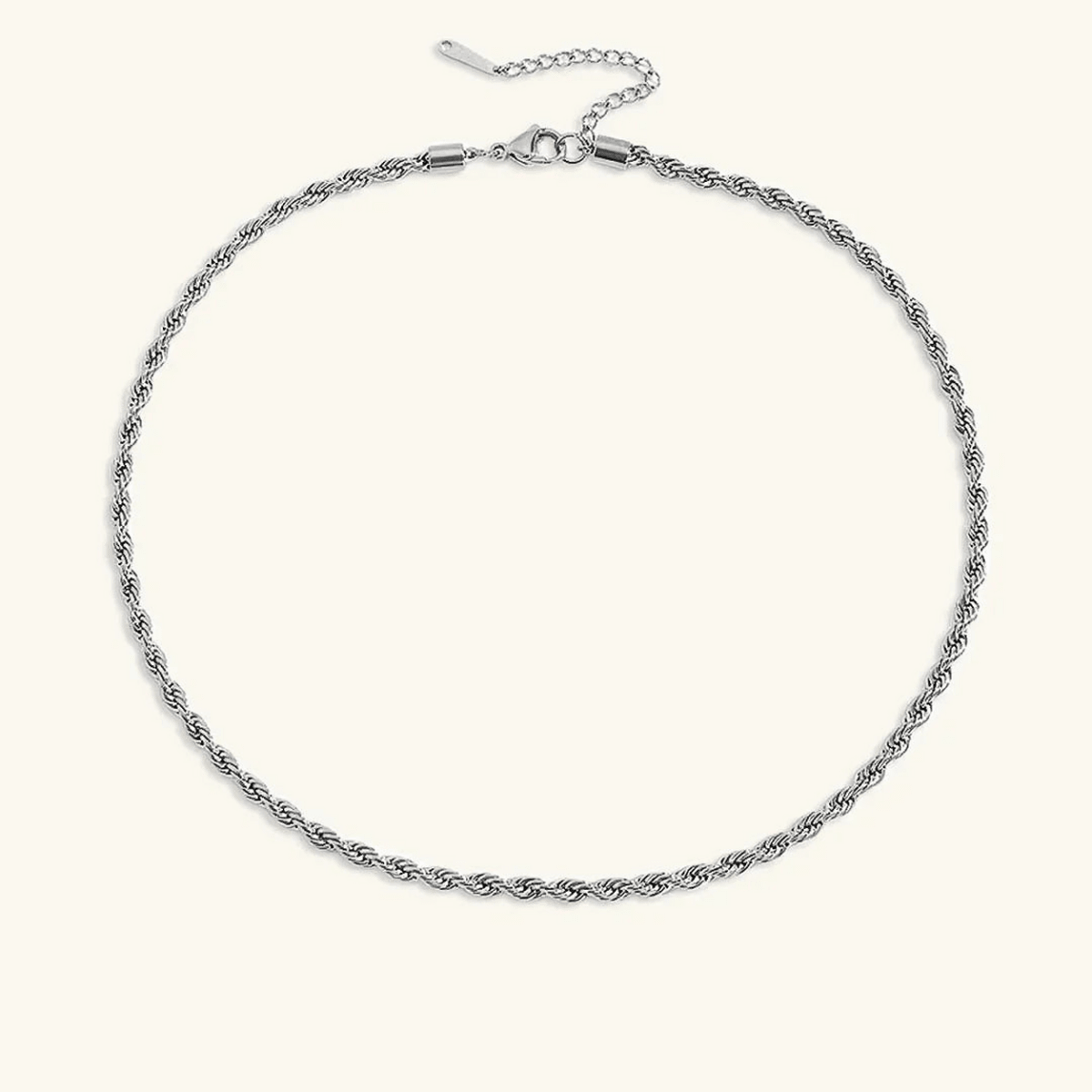 Selene Twisted Rope Chain Necklace - Luzy Jewels
