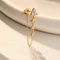 Seraphine Crystal Chain-Loop Earrings - Luzy Jewels