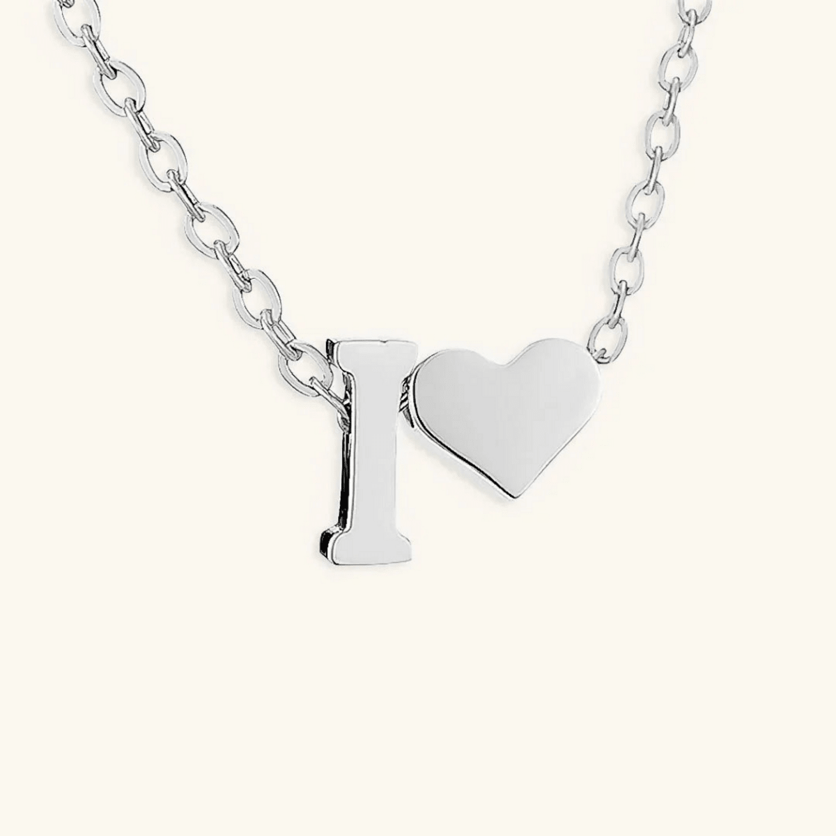 Seraya Heart Initial Necklace - Luzy Jewels