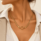 Serpentelle Front-Ring Necklace - Luzy Jewels