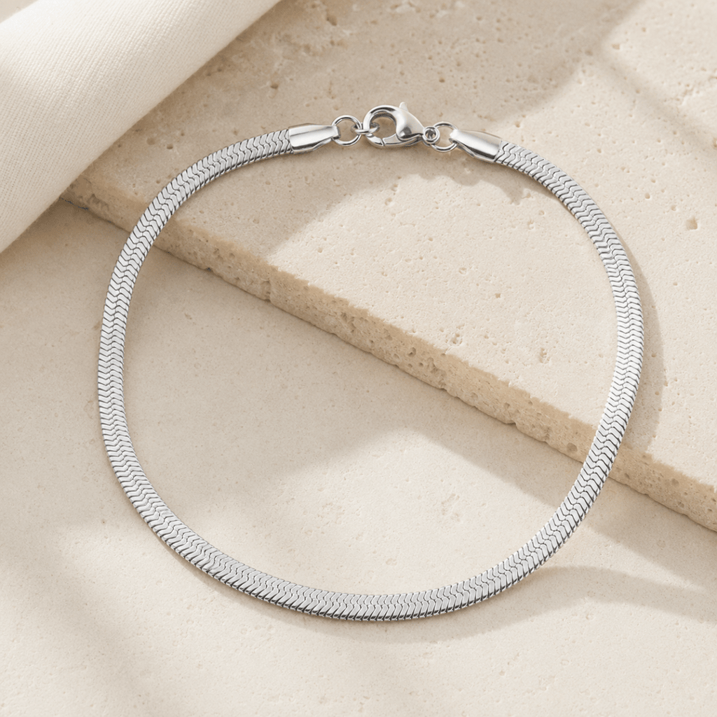Siena Herringbone Bracelet - Luzy Jewels
