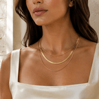 Siracusa Triple-Layer Chain Necklace - Luzy Jewels