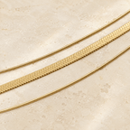 Siracusa Triple-Layer Chain Necklace - Luzy Jewels