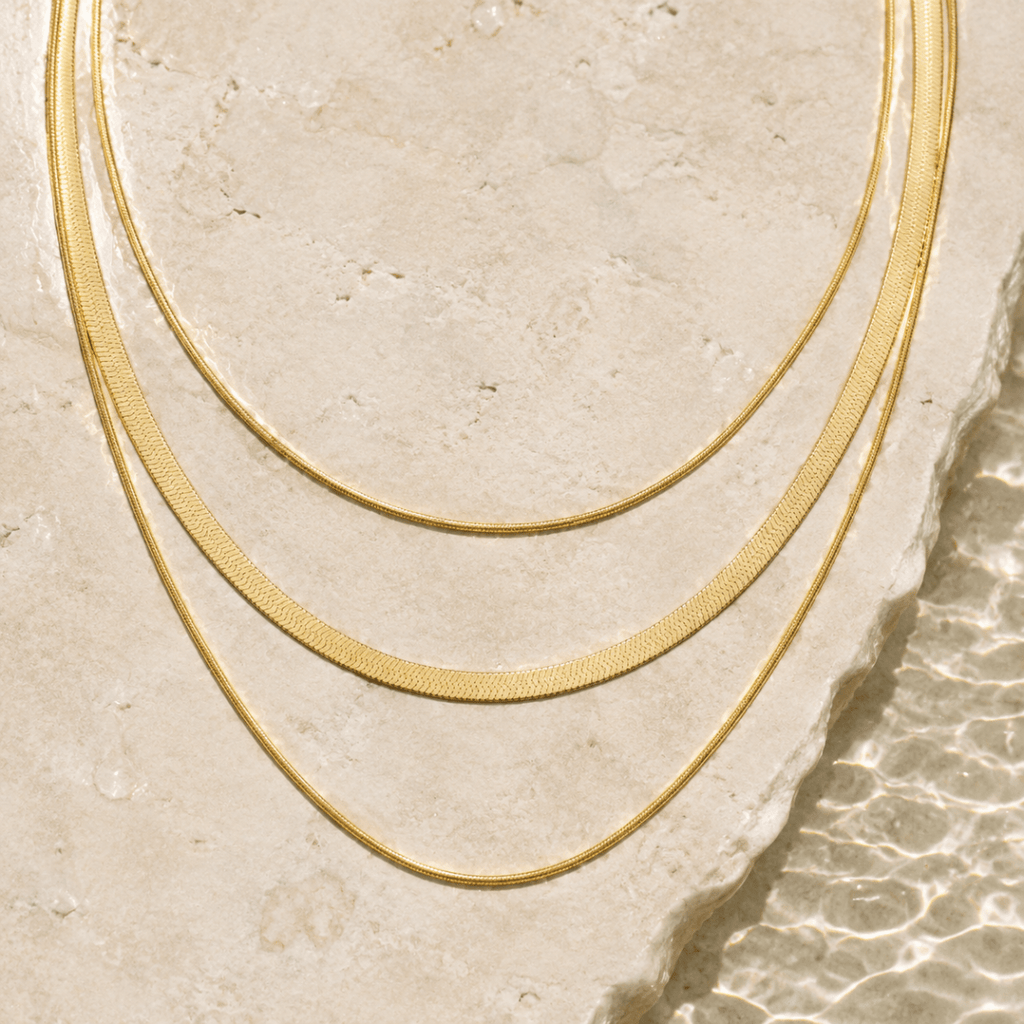 Siracusa Triple-Layer Chain Necklace - Luzy Jewels