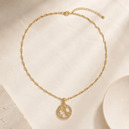 Solara Celestial Medallion Necklace - Luzy Jewels