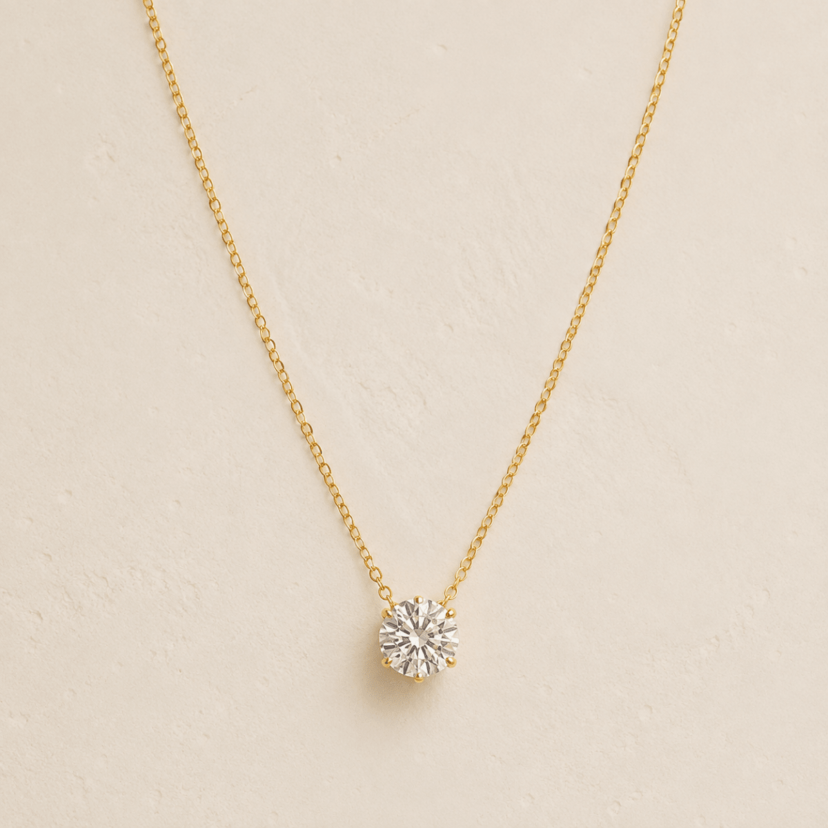 Soleia Solitaire Necklace - Luzy Jewels