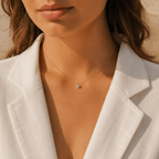 Soleia Solitaire Necklace - Luzy Jewels