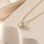 Soleia Solitaire Necklace - Luzy Jewels