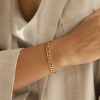 Solenne Figaro Chain Bracelet - Luzy Jewels
