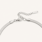 Sorella Herringbone Anklet - Luzy Jewels