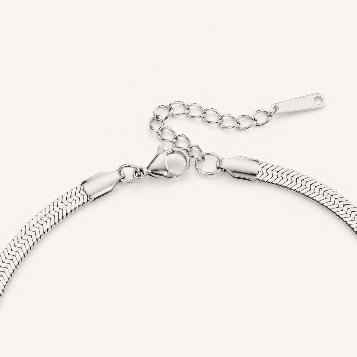 Sorella Herringbone Anklet - Luzy Jewels