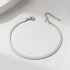Sorella Herringbone Anklet - Luzy Jewels