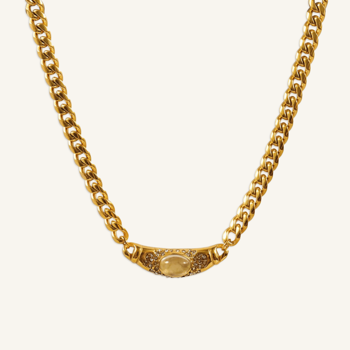Sunlit Gem Pendant Necklace - Luzy Jewels