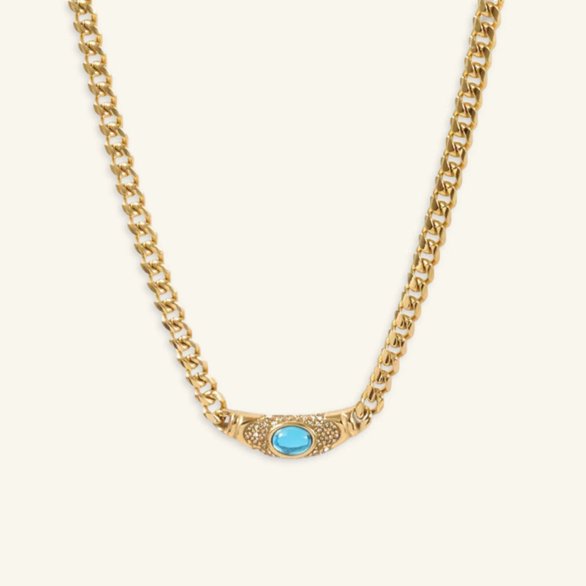 Sunlit Gem Pendant Necklace - Luzy Jewels