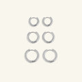 Sunlit Round Hoop Set - Luzy Jewels