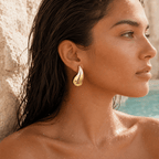 Sunlit Waterdrop Earrings - Luzy Jewels