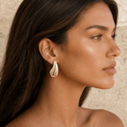 Sunlit Waterdrop Earrings - Luzy Jewels
