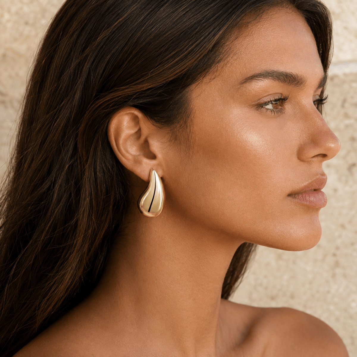 Sunlit Waterdrop Earrings - Luzy Jewels