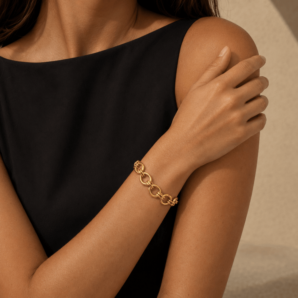 Tavira Double-Link Chain Bracelet - Luzy Jewels