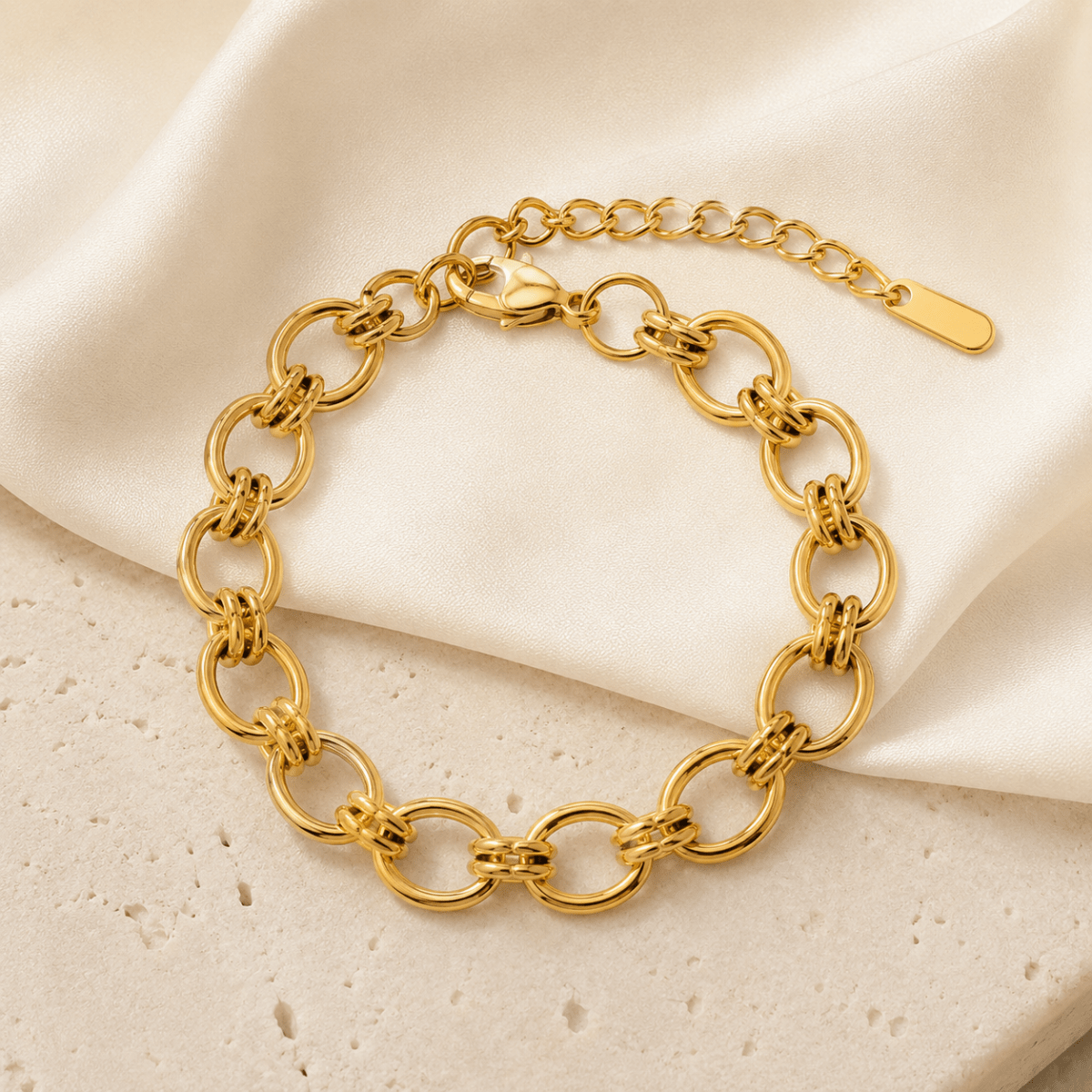 Tavira Double-Link Chain Bracelet - Luzy Jewels