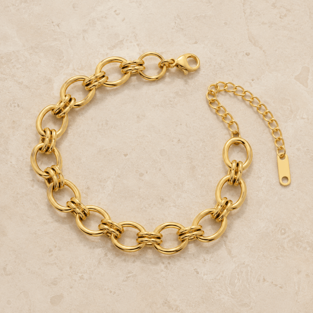 Tavira Double-Link Chain Bracelet - Luzy Jewels