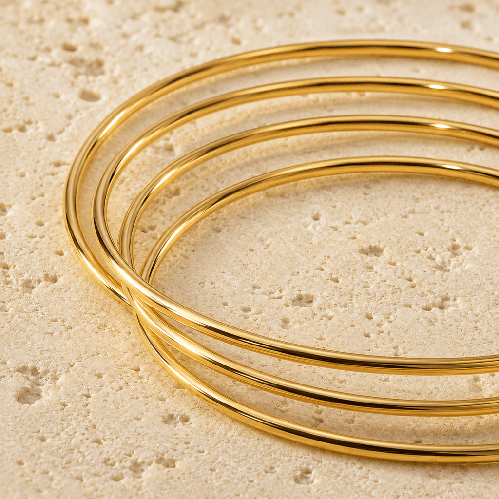 Thalia Bangle Stack Set - Luzy Jewels