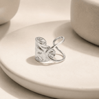 Vesta Sculpted Loop Ring - Luzy Jewels