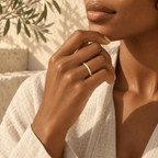 Virelle Round-Stone Band Ring - Luzy Jewels