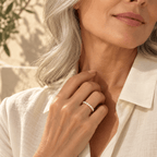 Virelle Round-Stone Band Ring - Luzy Jewels