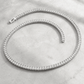 Zafira Chromatic Tennis Necklace - Luzy Jewels