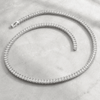 Zafira Chromatic Tennis Necklace - Luzy Jewels
