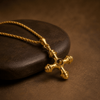 Zahara Ornate Cross Necklace - Luzy Jewels