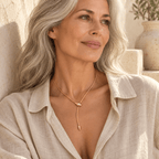 Zerina Serpentine Lariat Necklace - Luzy Jewels
